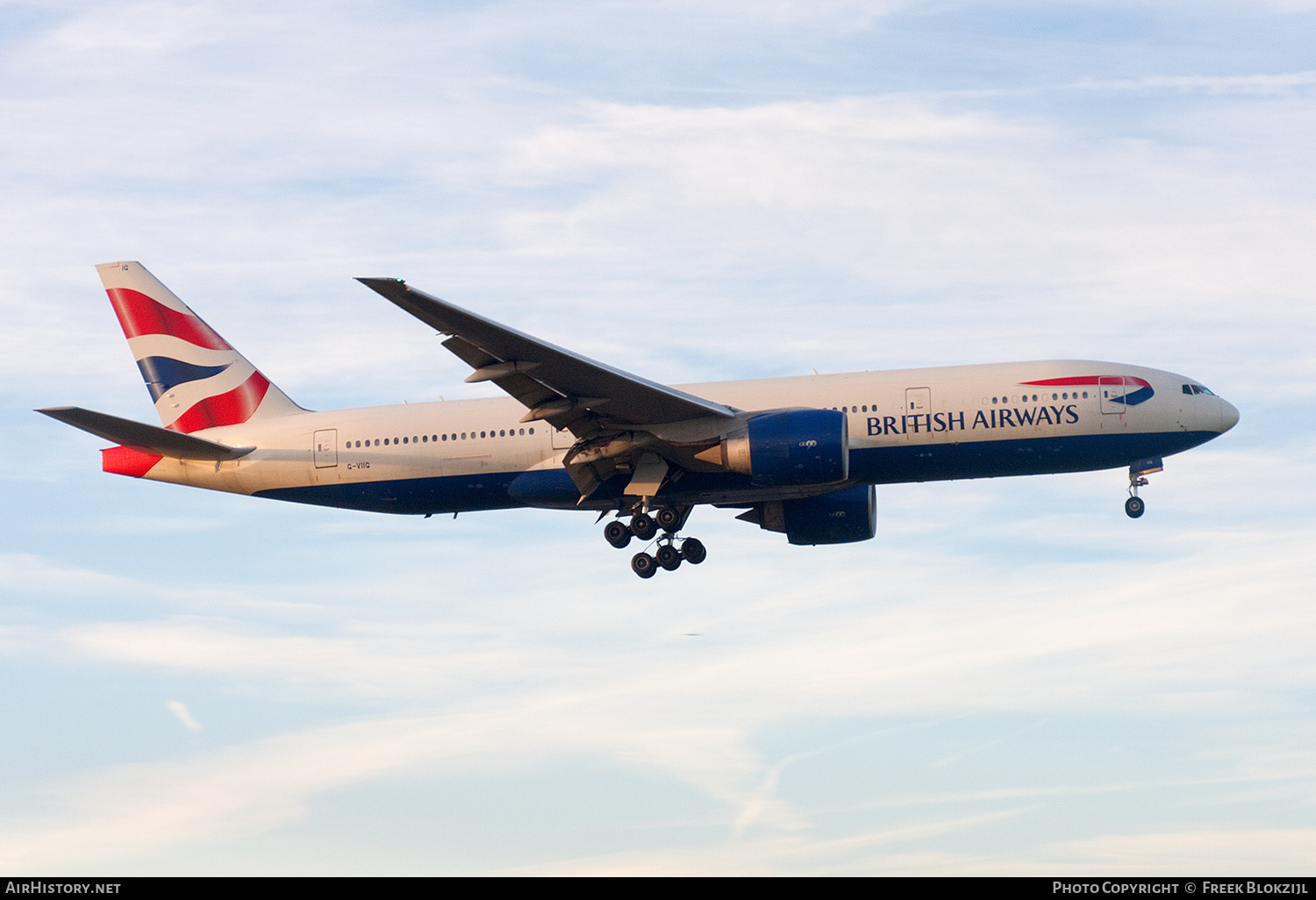 Aircraft Photo of G-VIIG | Boeing 777-236/ER | British Airways | AirHistory.net #542413