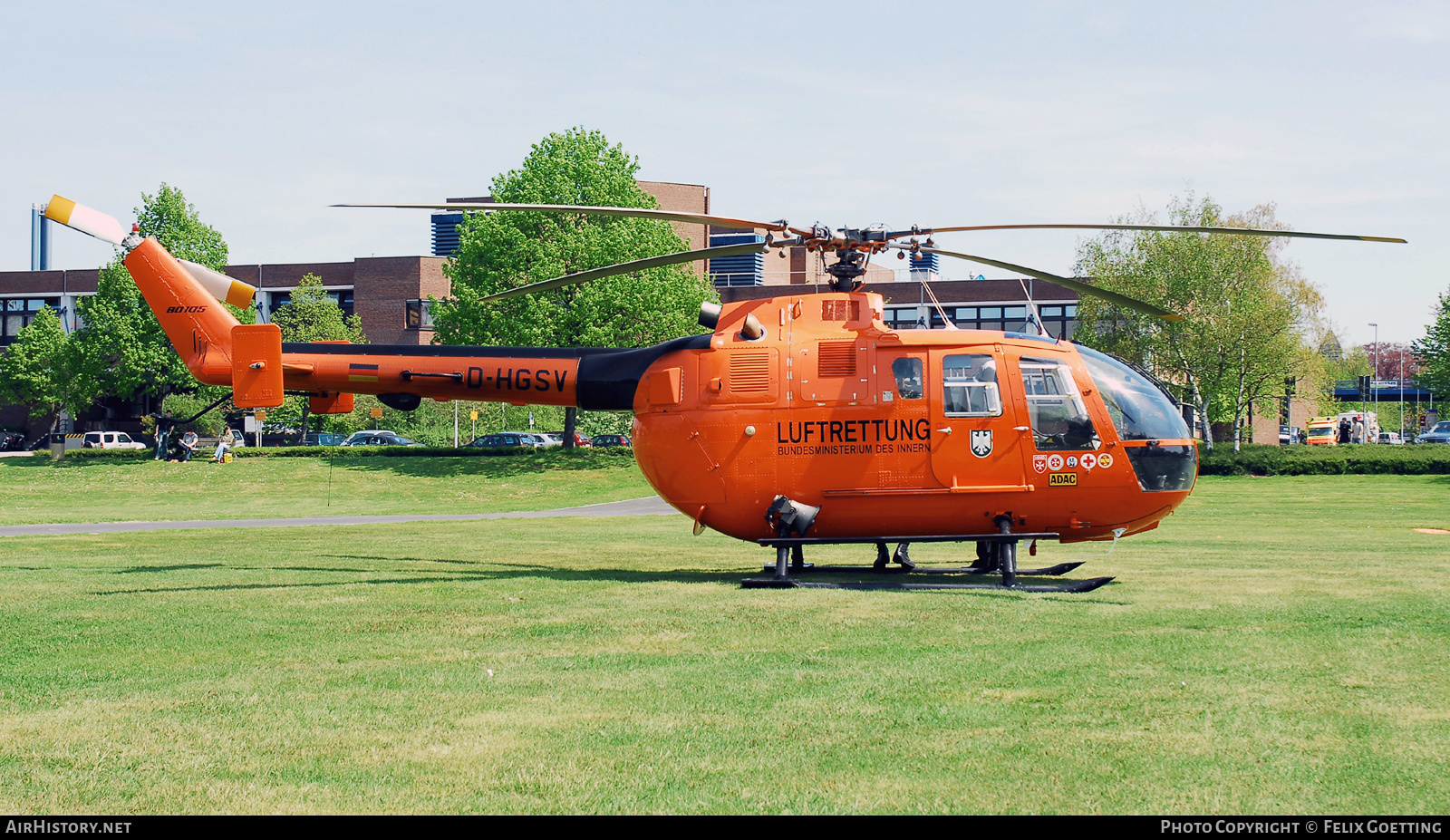 Aircraft Photo of D-HGSV | MBB BO-105CBS-5 | Luftrettung - Bundesministerium des Innern | AirHistory.net #542429