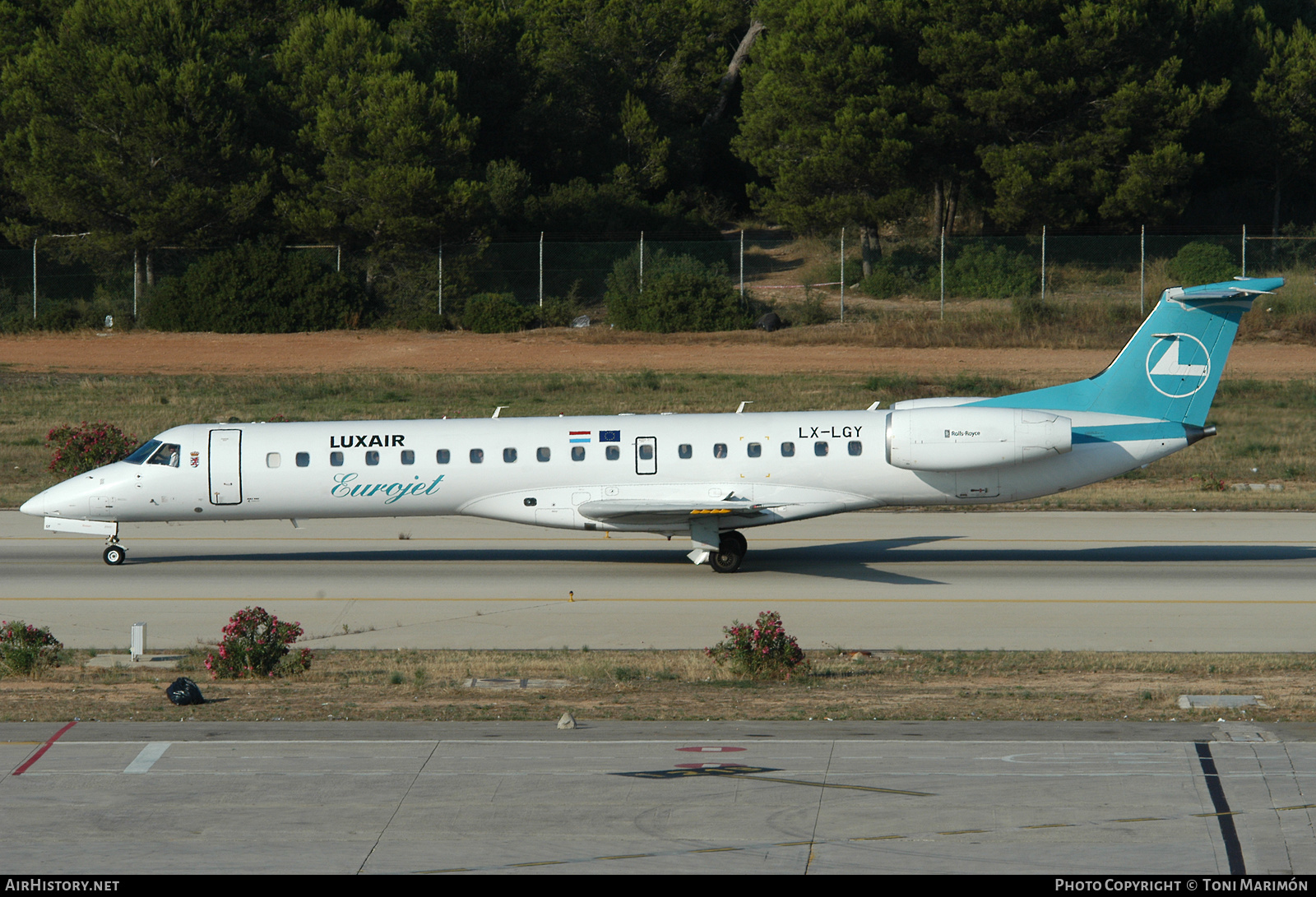 Aircraft Photo of LX-LGY | Embraer ERJ-145LU (EMB-145LU) | Luxair | AirHistory.net #542437