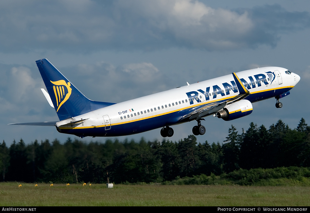 Aircraft Photo of EI-DHF | Boeing 737-8AS | Ryanair | AirHistory.net #542479