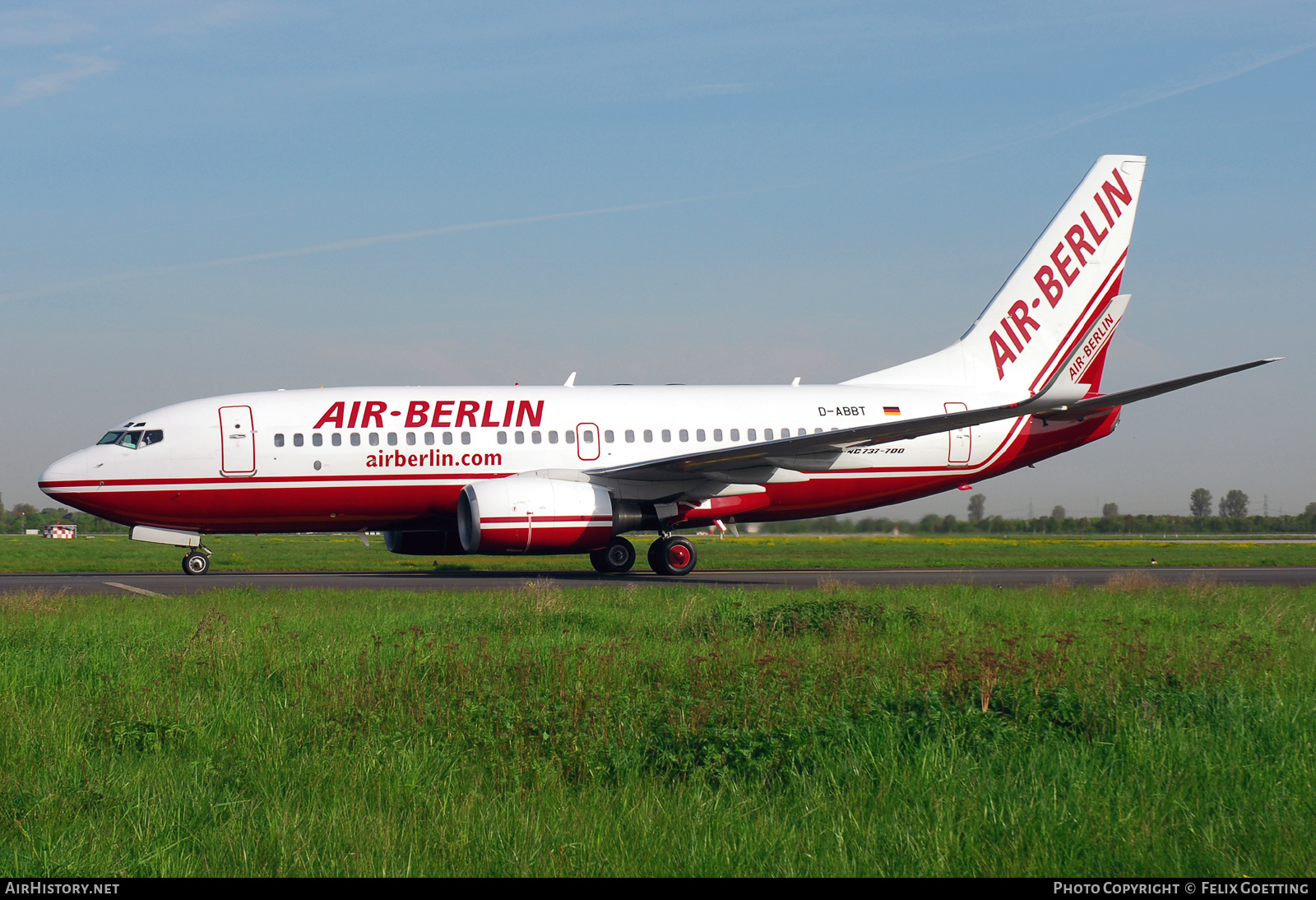Aircraft Photo of D-ABBT | Boeing 737-76N | Air Berlin | AirHistory.net #542496