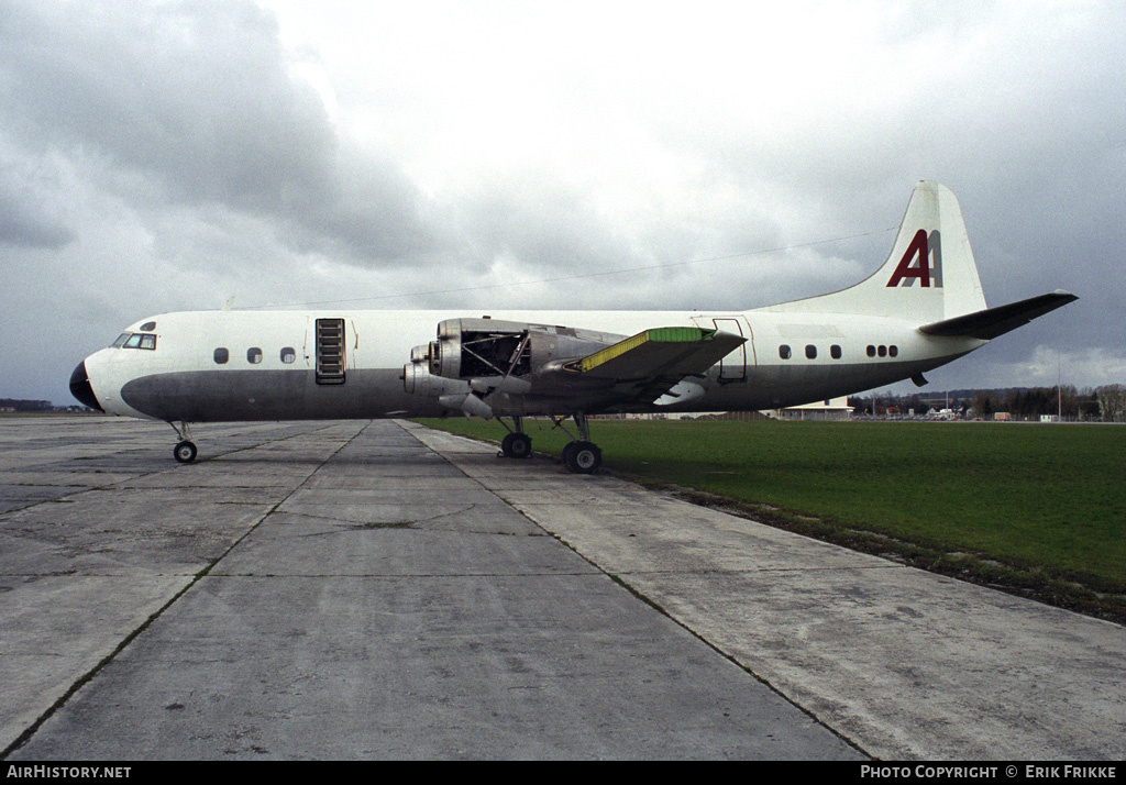 Aircraft Photo of EL-WWS | Lockheed L-188A Electra | Amerer Air | AirHistory.net #542499