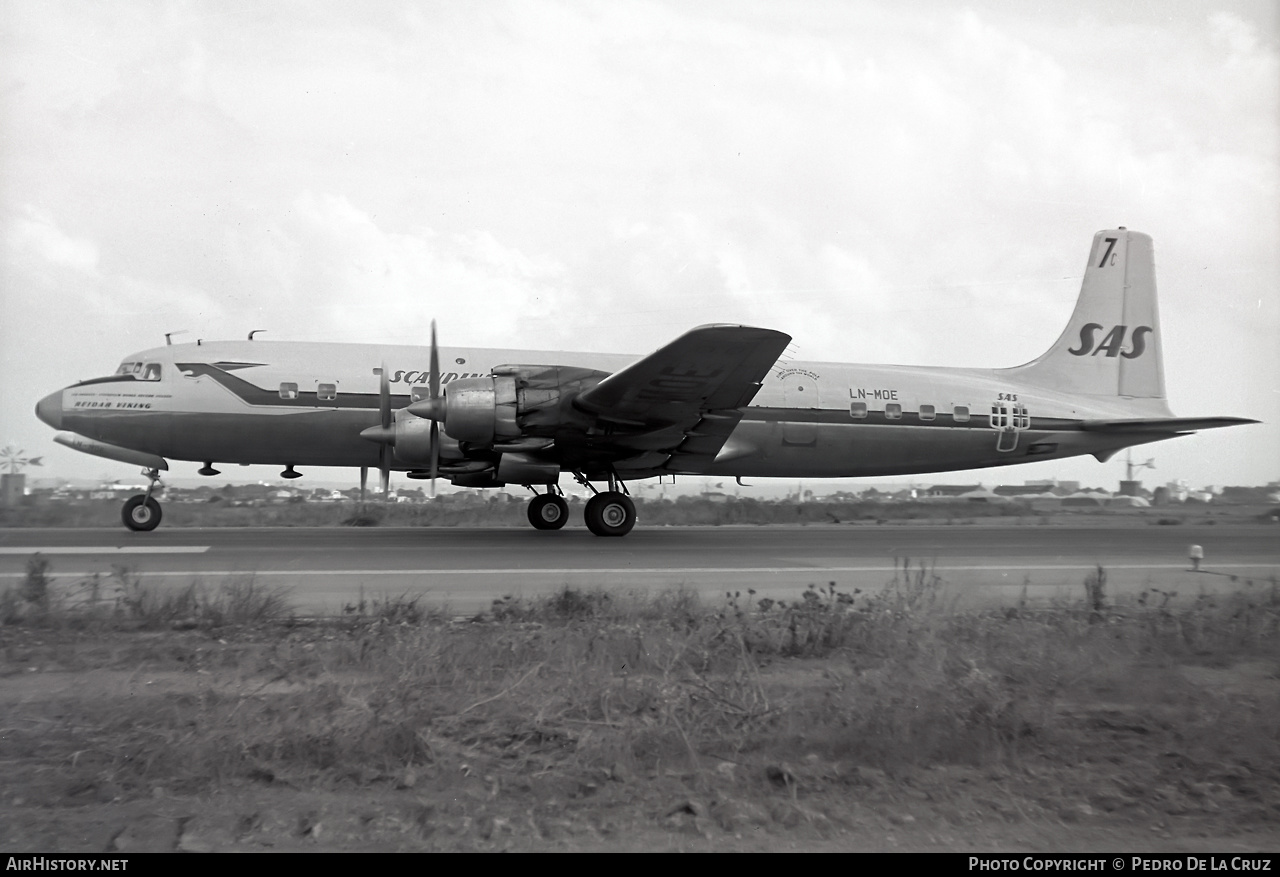 Aircraft Photo of LN-MOE | Douglas DC-7C | Scandinavian Airlines System - SAS | AirHistory.net #542501