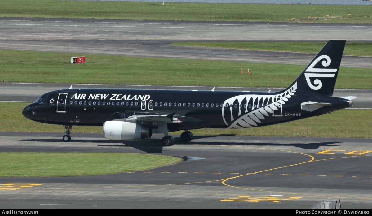 Aircraft Photo of ZK-OAB | Airbus A320-232 | Air New Zealand | AirHistory.net #542532