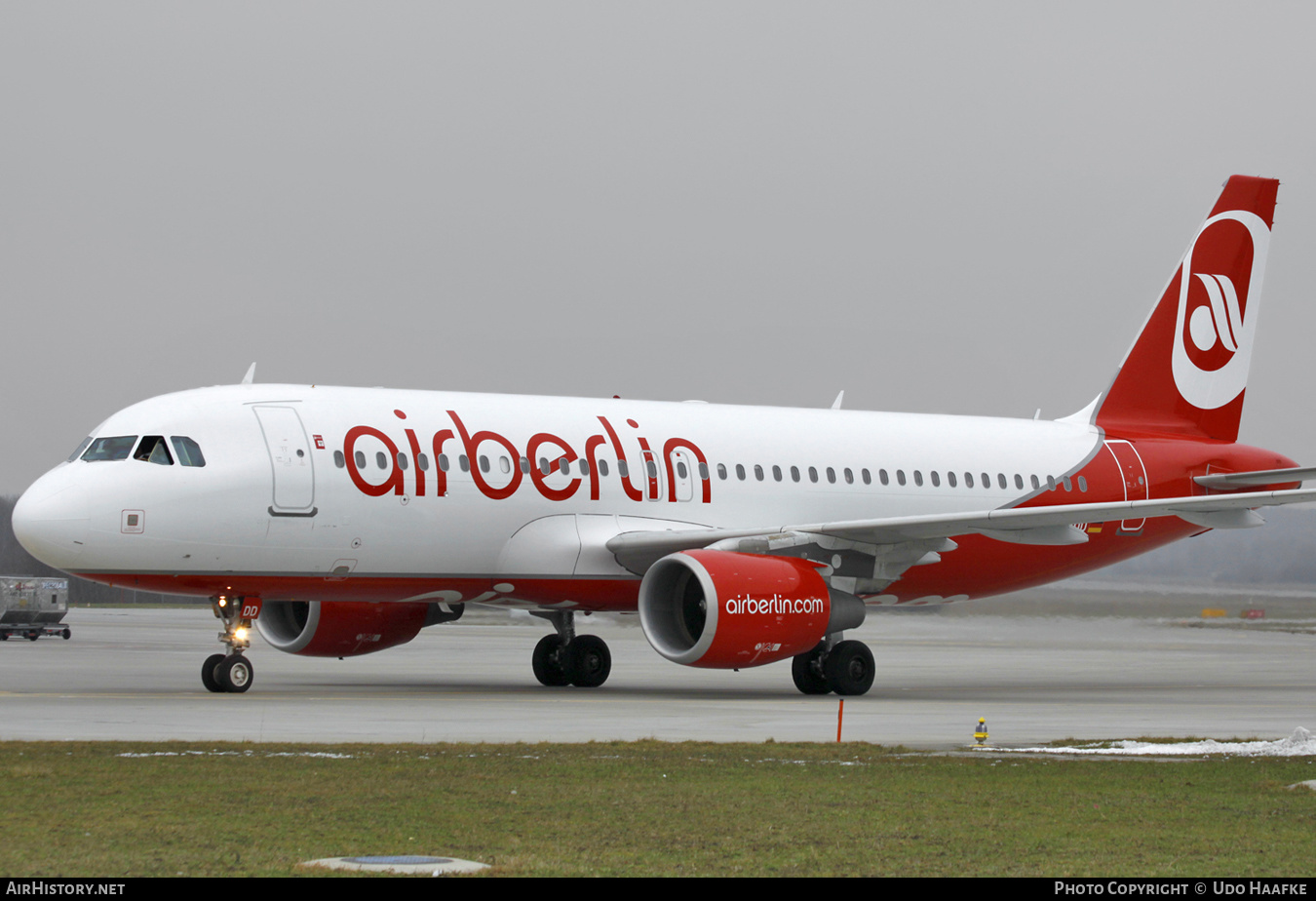 Aircraft Photo of D-ABDD | Airbus A320-214 | Air Berlin | AirHistory.net #542539