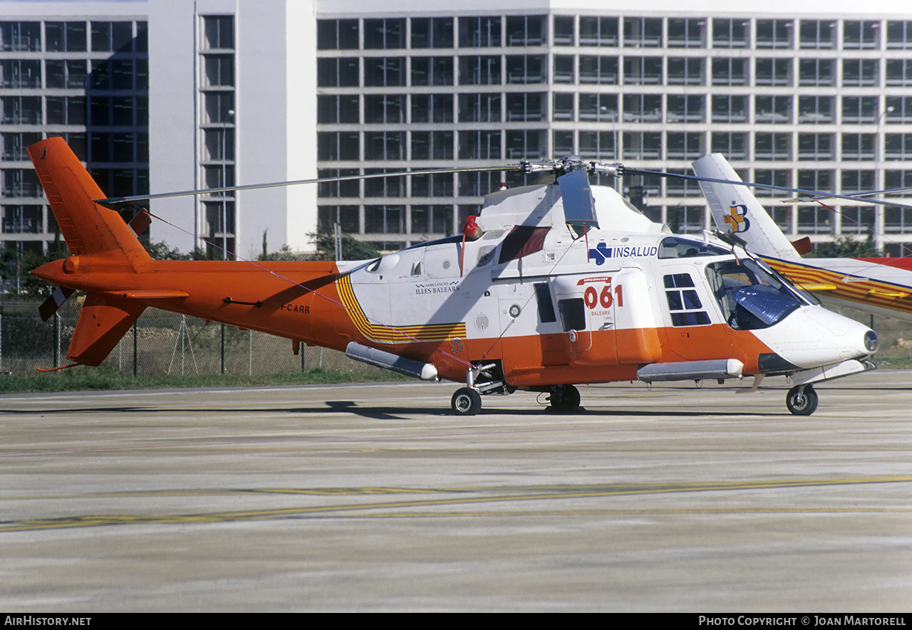 Aircraft Photo of I-CARR | Agusta A-109A | Ambulancies Illes Balears | AirHistory.net #542592