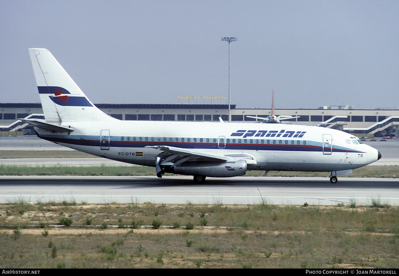 Aircraft Photo of EC-DTR | Boeing 737-2K5/Adv | Spantax | AirHistory.net #542611