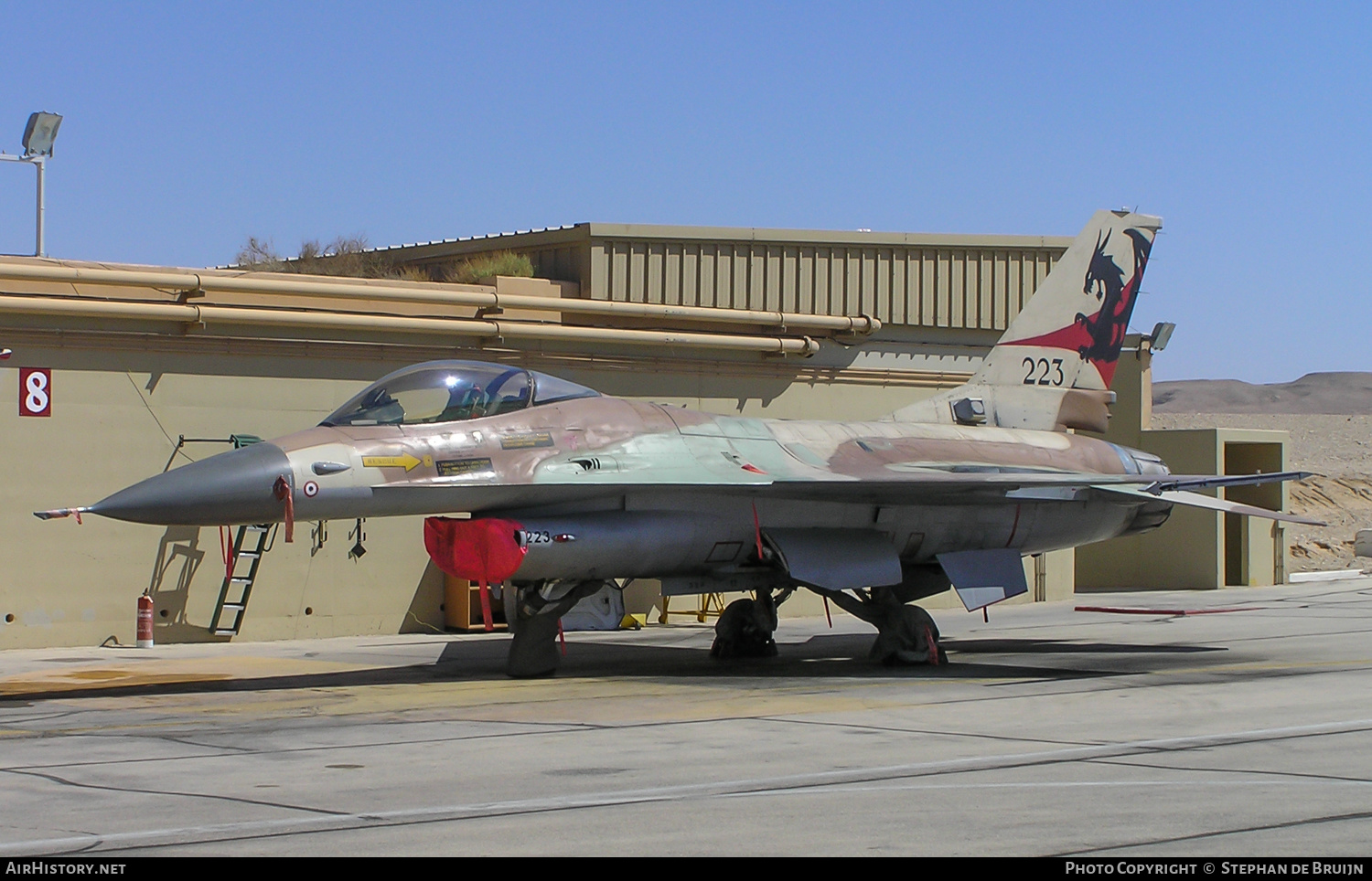 Aircraft Photo of 223 | General Dynamics F-16A Netz | Israel - Air Force | AirHistory.net #542622