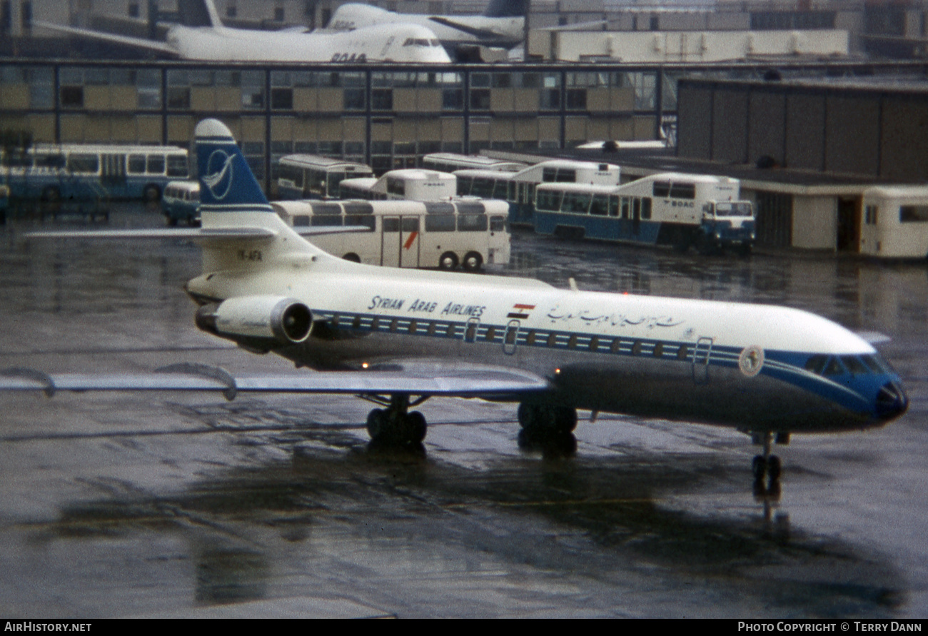 Aircraft Photo of YK-AFA | Sud SE-210 Caravelle 10B3 Super B | Syrian Arab Airlines | AirHistory.net #542623