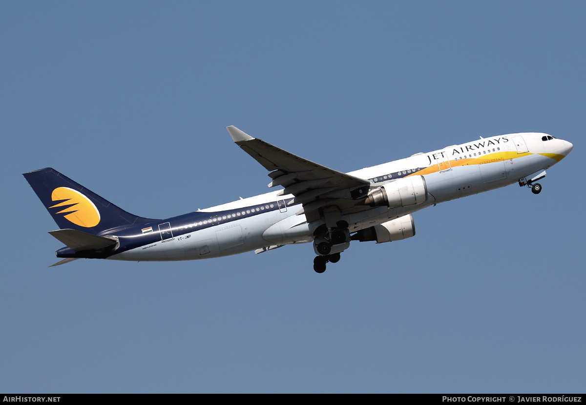 Aircraft Photo of VT-JWP | Airbus A330-202 | Jet Airways | AirHistory.net #542627