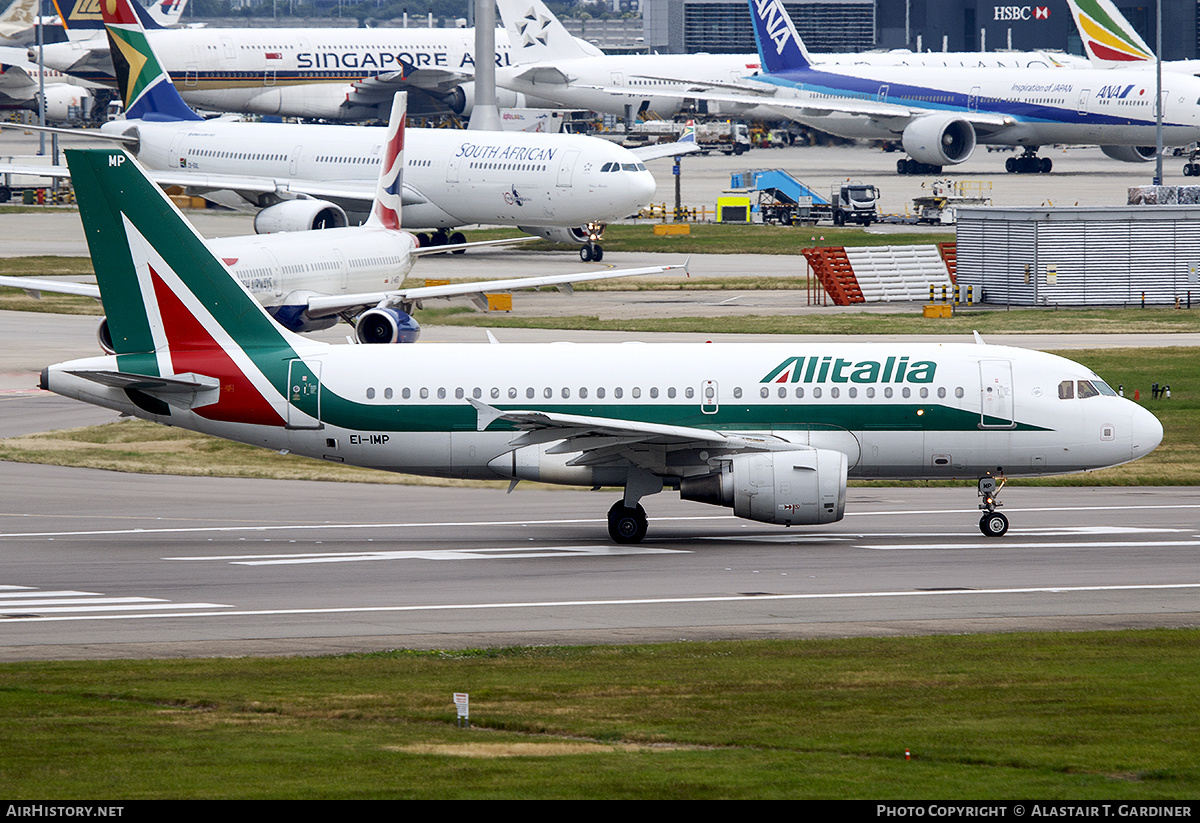 Aircraft Photo of EI-IMP | Airbus A319-111 | Alitalia | AirHistory.net #542641