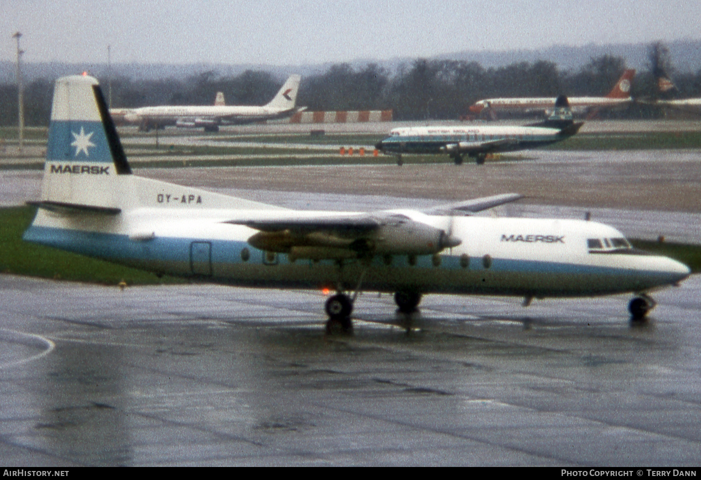 Aircraft Photo of OY-APA | Fokker F27-500 Friendship | Maersk Air | AirHistory.net #542673