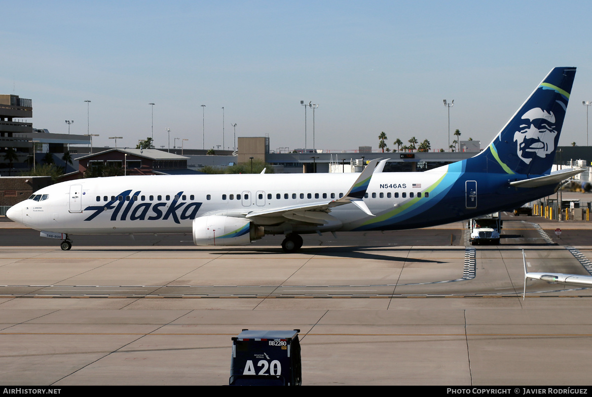 Aircraft Photo of N546AS | Boeing 737-890 | Alaska Airlines | AirHistory.net #542675