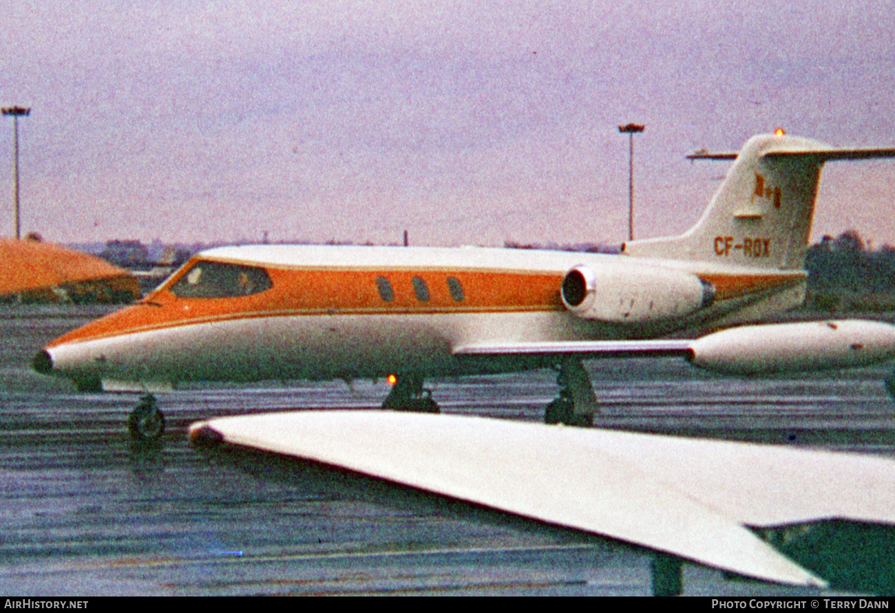 Aircraft Photo of CF-ROX | Gates Learjet 25C | AirHistory.net #542697