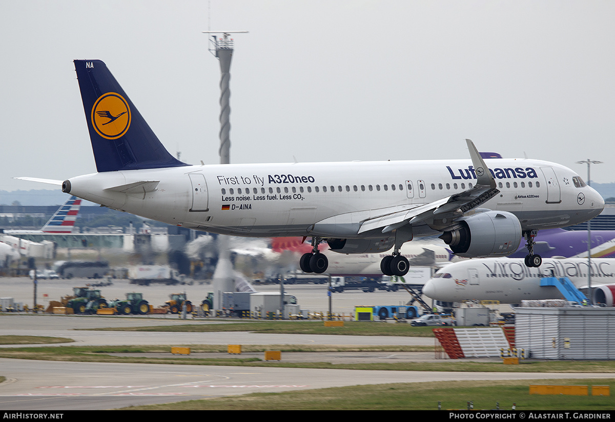 Aircraft Photo of D-AINA | Airbus A320-271N | Lufthansa | AirHistory.net #542701