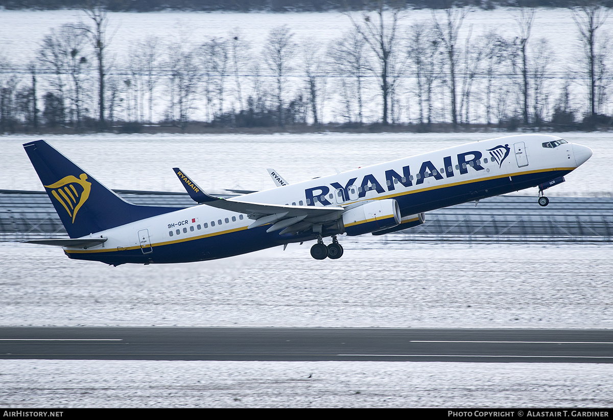Aircraft Photo of 9H-QCR | Boeing 737-8AS | Ryanair | AirHistory.net #542726