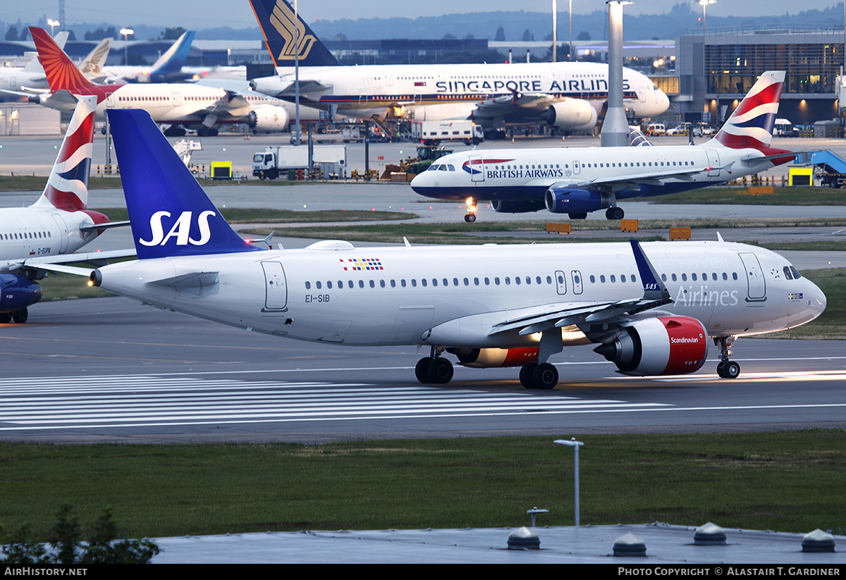 Aircraft Photo of EI-SIB | Airbus A320-251N | Scandinavian Airlines - SAS | AirHistory.net #542751