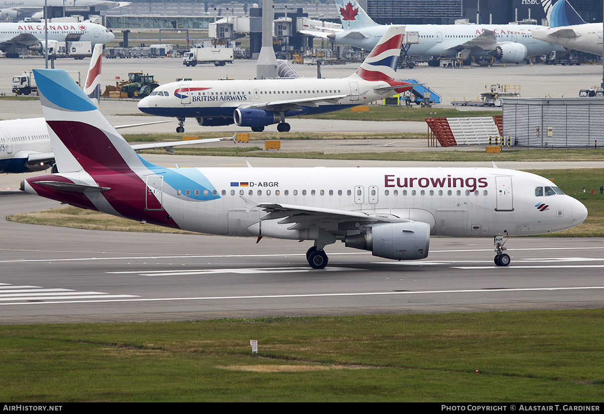 Aircraft Photo of D-ABGR | Airbus A319-112 | Eurowings | AirHistory.net #542757