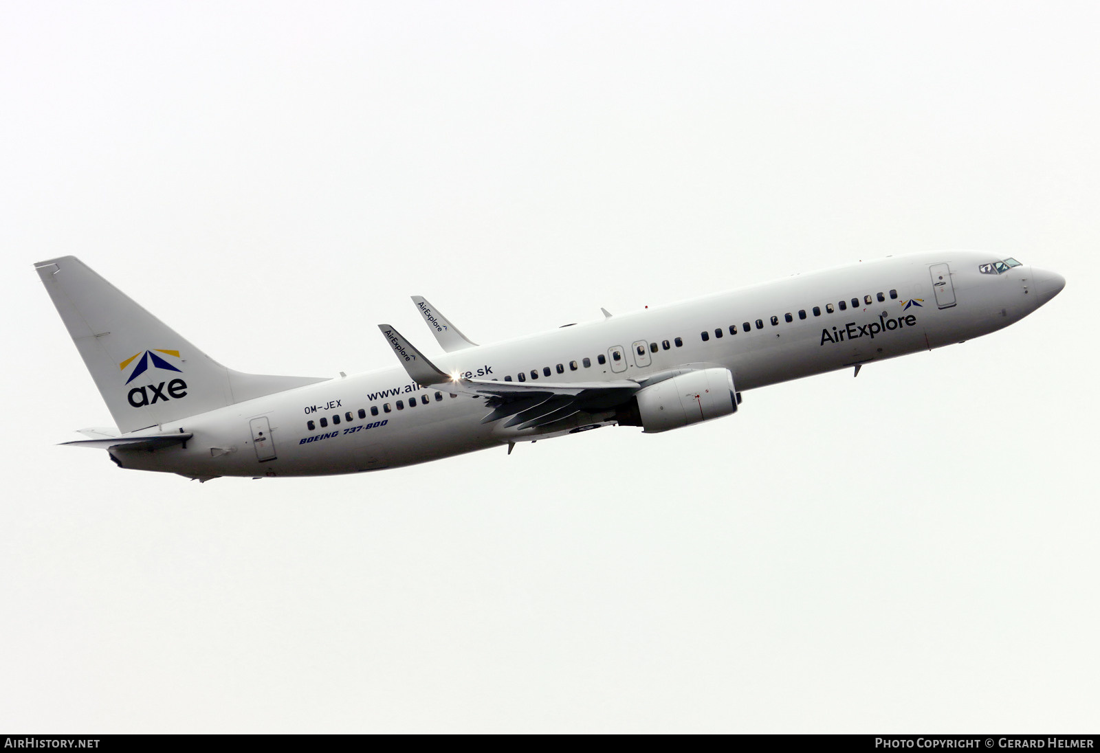 Aircraft Photo of OM-JEX | Boeing 737-8AS | AirExplore - Axe | AirHistory.net #542784