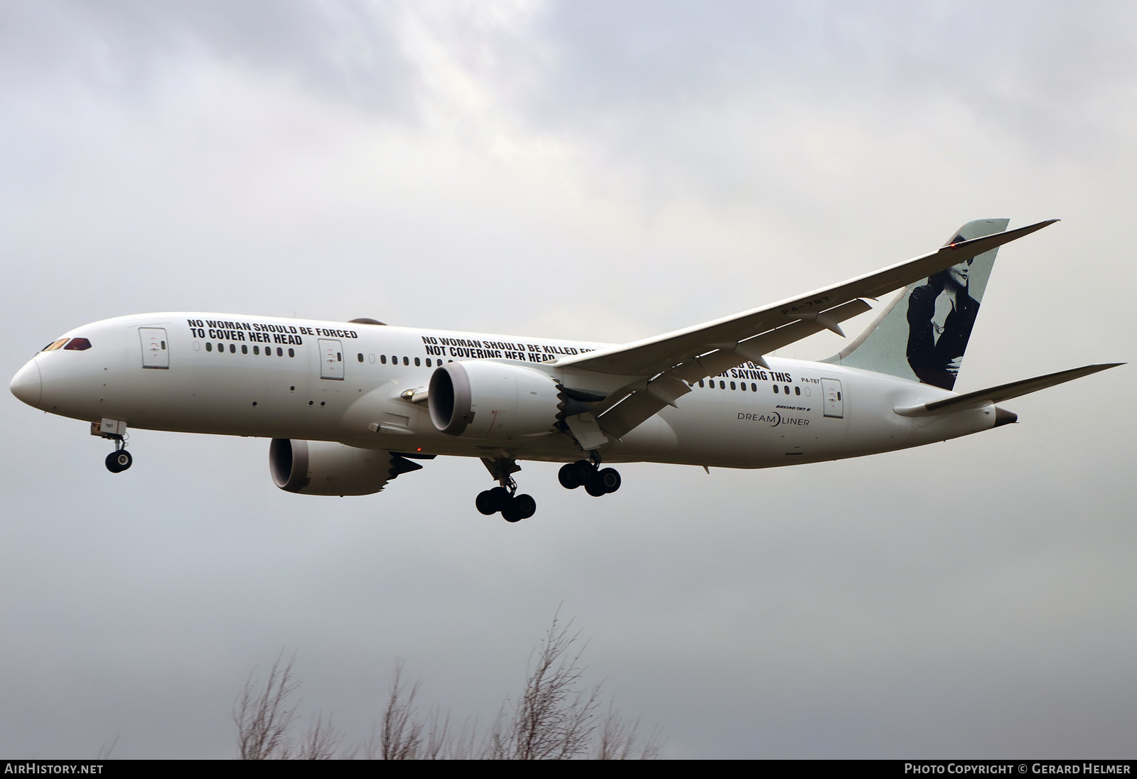 Aircraft Photo of P4-787 | Boeing 787-8 Dreamliner | AirHistory.net #542805