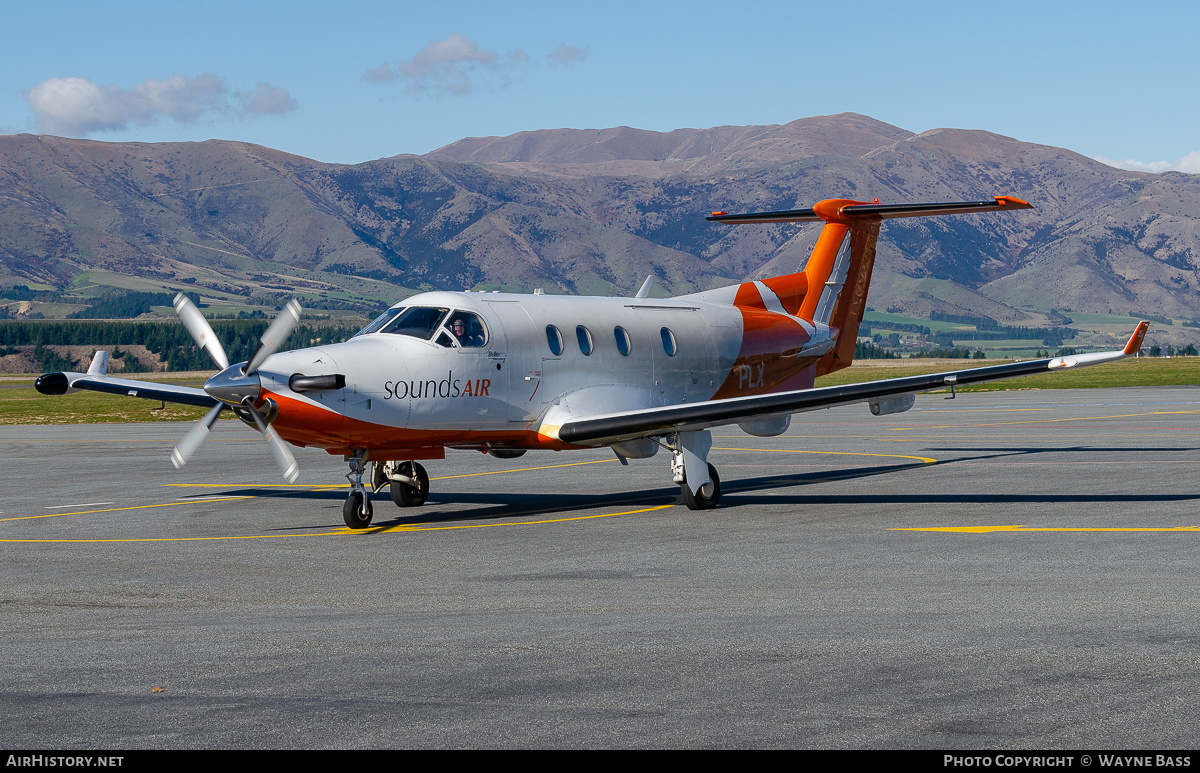 Aircraft Photo of ZK-PLX | Pilatus PC-12/45 | Sounds Air | AirHistory.net #542853
