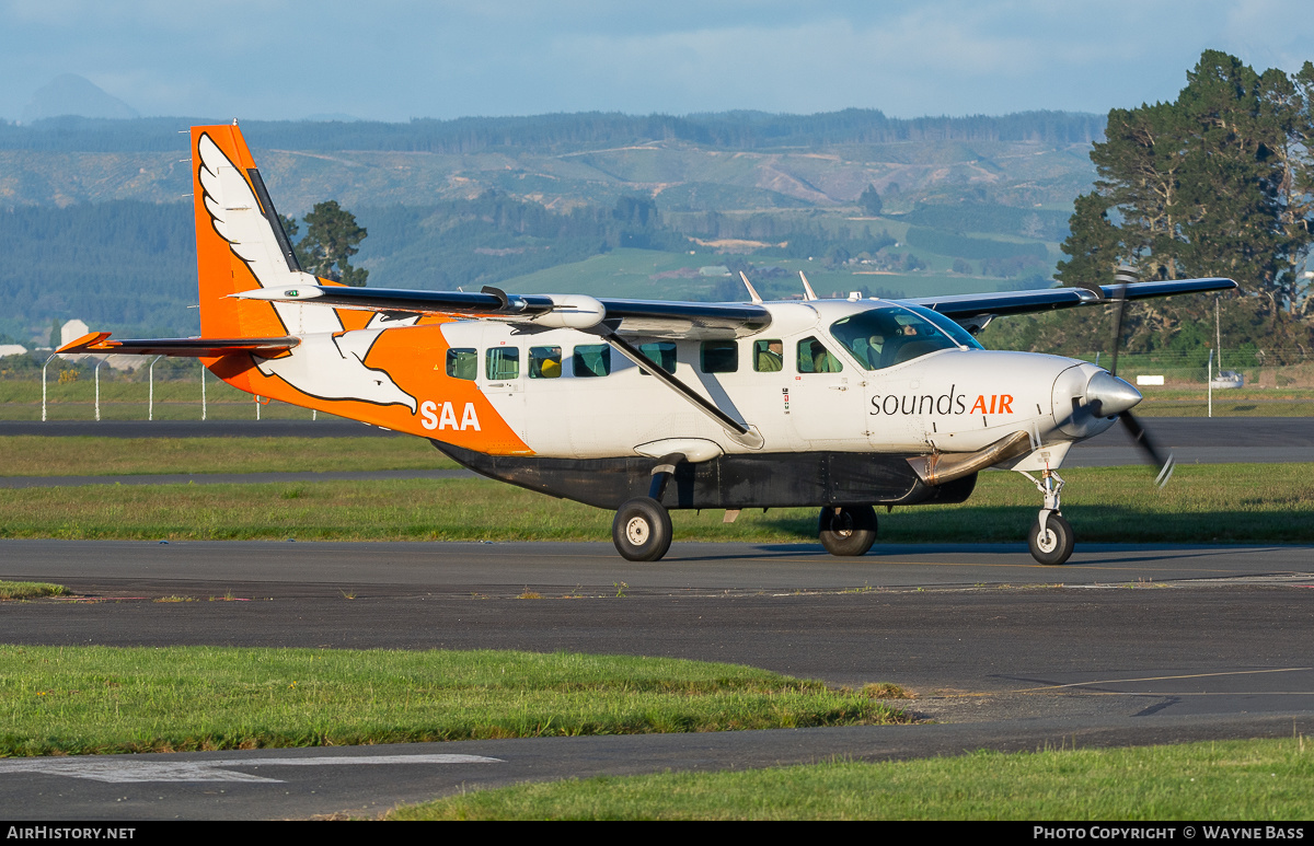 Aircraft Photo of ZK-SAA | Cessna 208B Grand Caravan | Sounds Air | AirHistory.net #542858