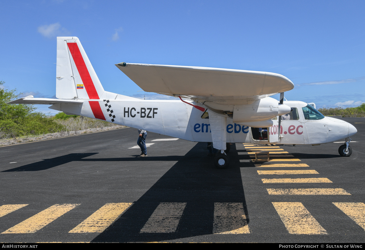 Aircraft Photo of HC-BZF | Britten-Norman BN-2A-27 Islander | Emetebe | AirHistory.net #542916