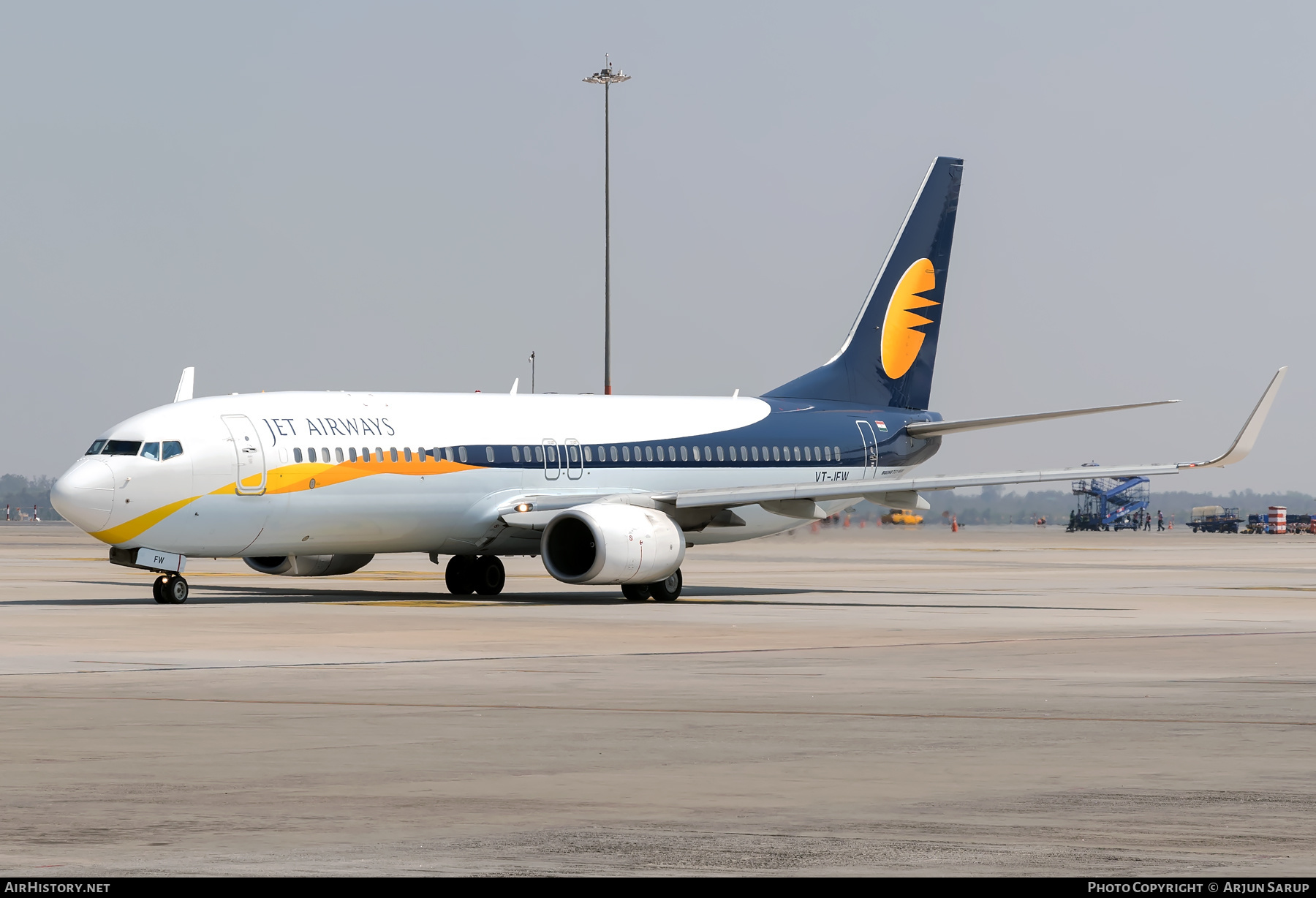 Aircraft Photo of VT-JFW | Boeing 737-85R | Jet Airways | AirHistory.net #542918