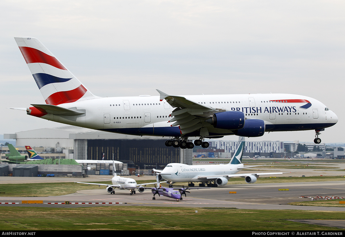 Aircraft Photo of G-XLEJ | Airbus A380-841 | British Airways | AirHistory.net #543009