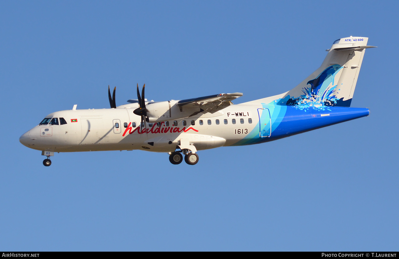 Aircraft Photo of F-WWLI | ATR ATR-42-600 | Maldivian | AirHistory.net #543013