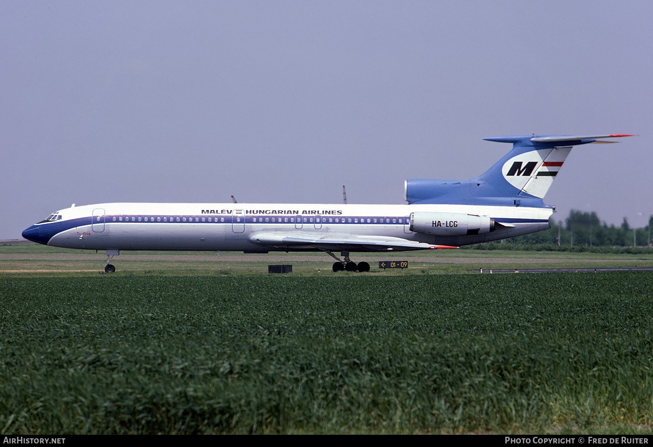 Aircraft Photo of HA-LCG | Tupolev Tu-154B | Malév - Hungarian Airlines | AirHistory.net #543033