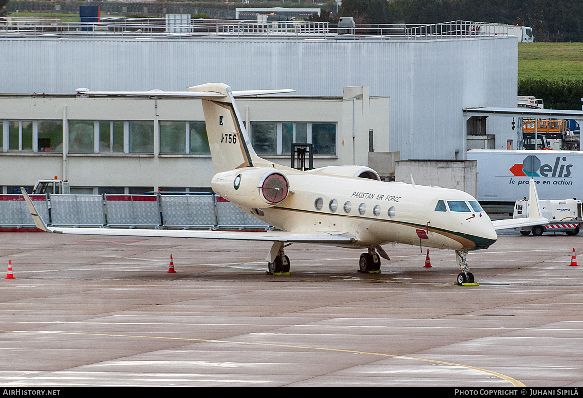 Aircraft Photo of J-756 | Gulfstream Aerospace G-IV-X Gulfstream G450 | Pakistan - Air Force | AirHistory.net #543051