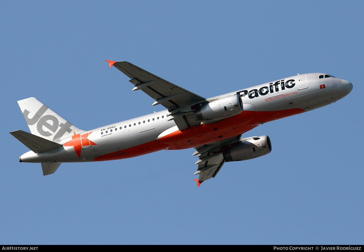Aircraft Photo of VN-A560 | Airbus A320-232 | Jetstar Pacific Airways | AirHistory.net #543067