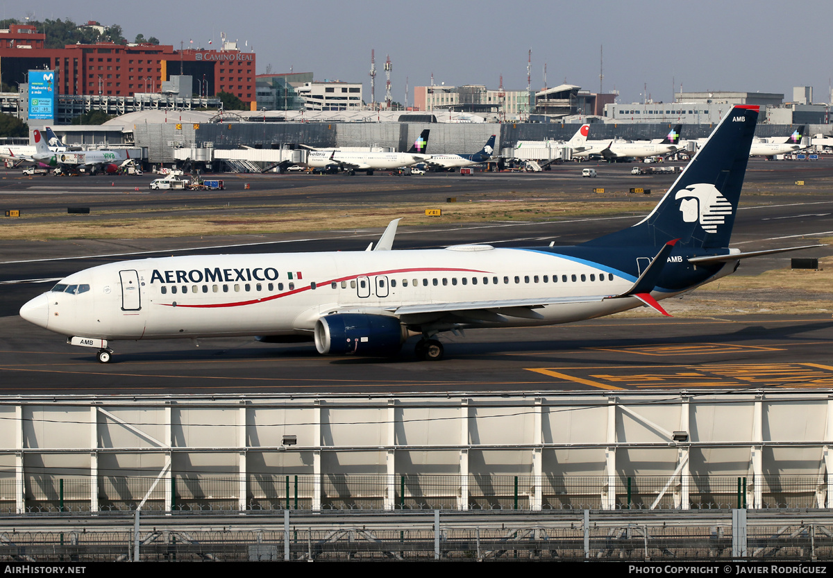 Aircraft Photo of XA-AMB | Boeing 737-852 | AeroMéxico | AirHistory.net #543069