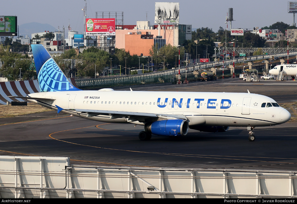 Aircraft Photo of N423UA | Airbus A320-232 | United Airlines | AirHistory.net #543086