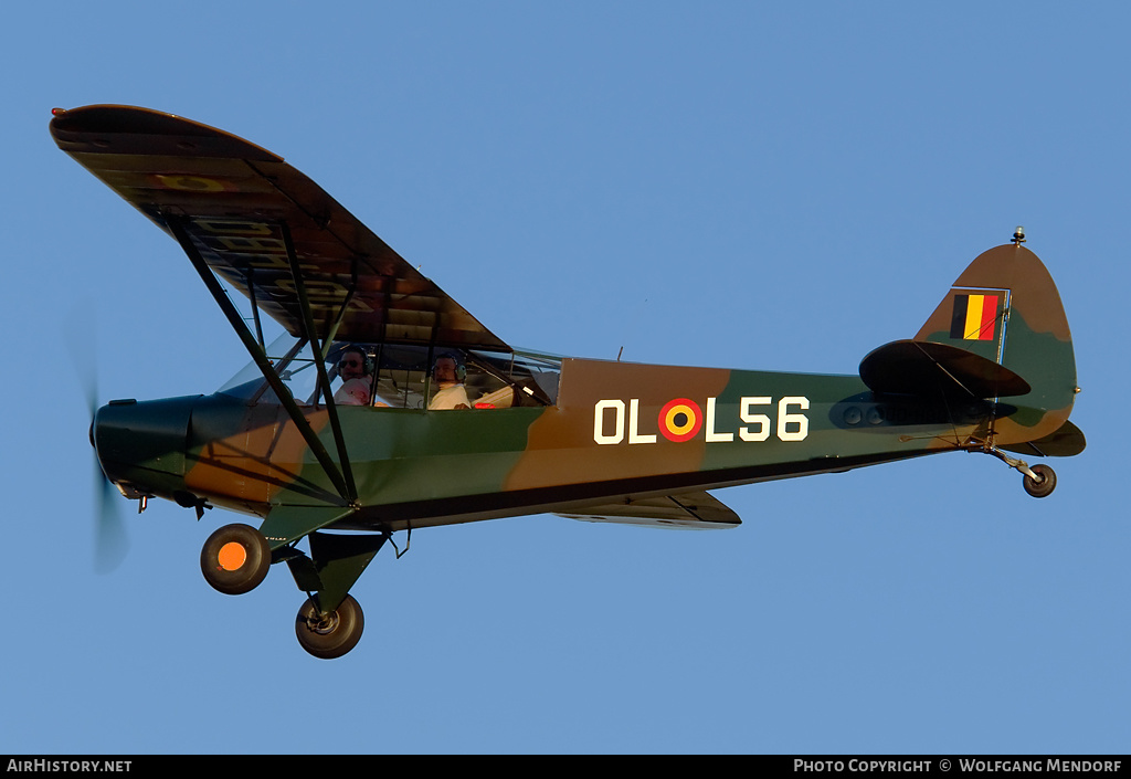 Aircraft Photo of OO-HBQ / OL-L56 | Piper L-18C Super Cub | Belgium - Army | AirHistory.net #543097
