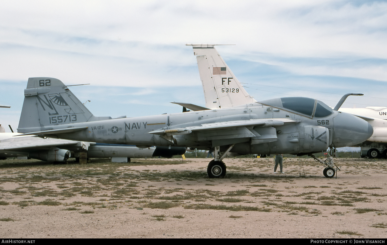 Aircraft Photo of 155713 | Grumman A-6E Intruder (G-128) | USA - Navy | AirHistory.net #543132
