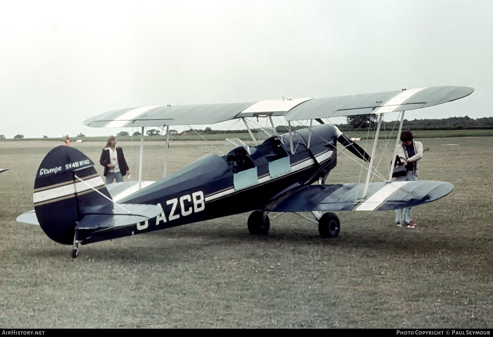 Aircraft Photo of G-AZCB | SNCAN Stampe SV-4C | AirHistory.net #543169