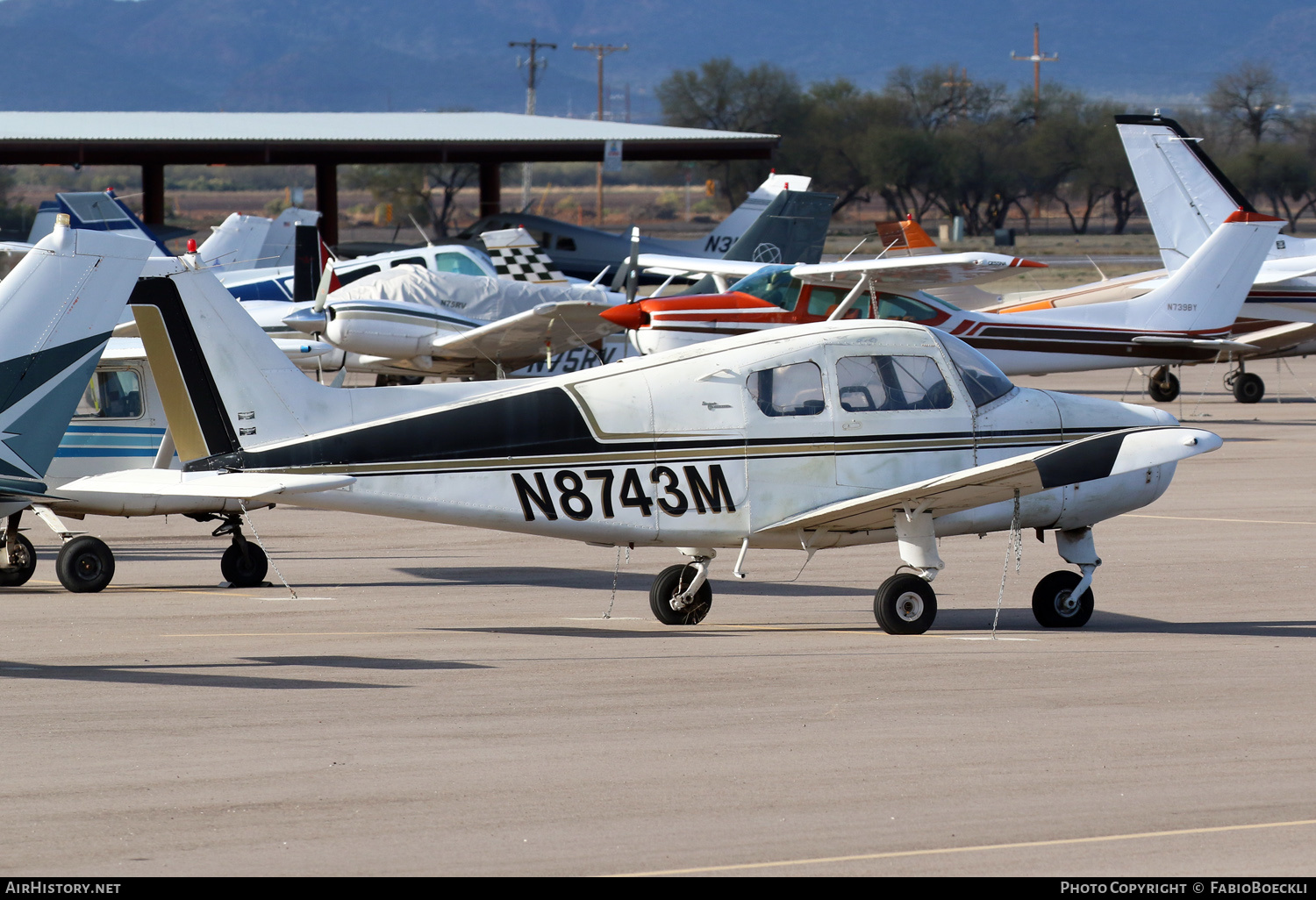 Aircraft Photo of N8743M | Beech 23 Musketeer | AirHistory.net #543198