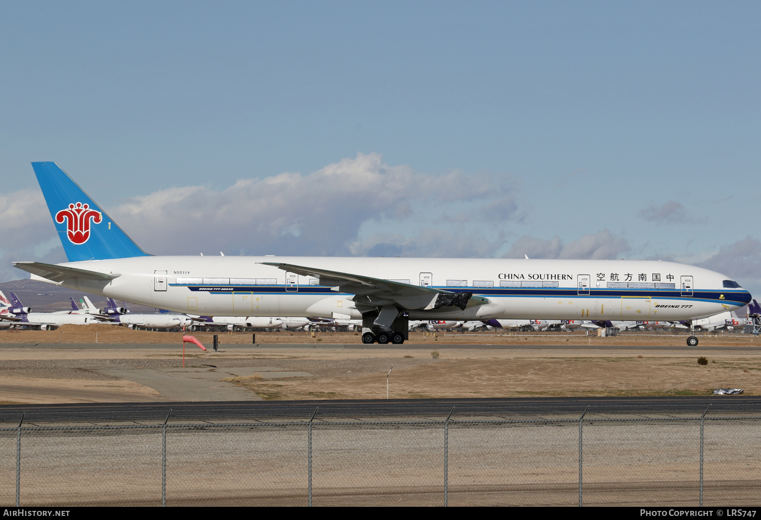 Aircraft Photo of N5511Y / B-20E7 | Boeing 777-300/ER | China Southern Airlines | AirHistory.net #543209