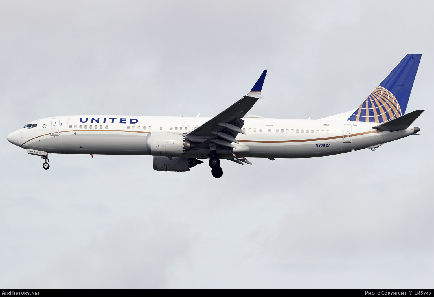 Aircraft Photo of N37506 | Boeing 737-9 Max 9 | United Airlines | AirHistory.net #543228
