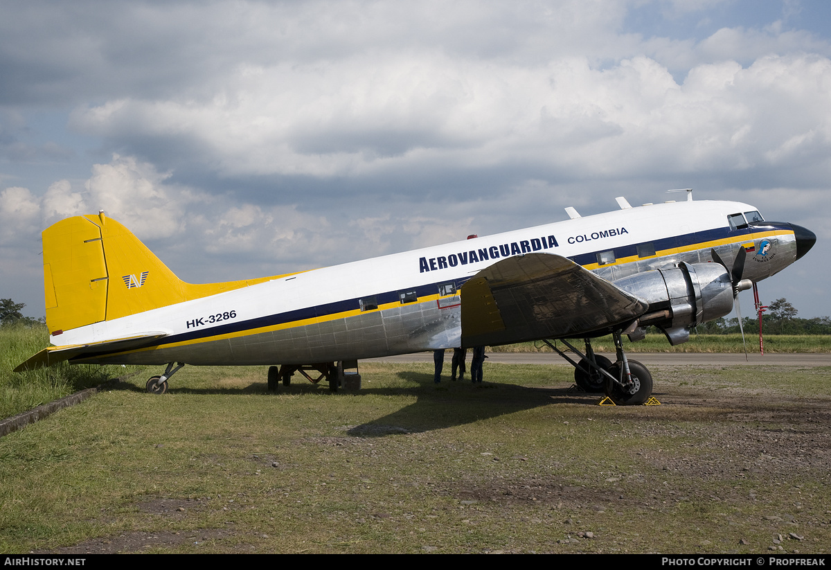 Aircraft Photo of HK-3286 | Douglas C-47 Skytrain | Aerovanguardia | AirHistory.net #543250