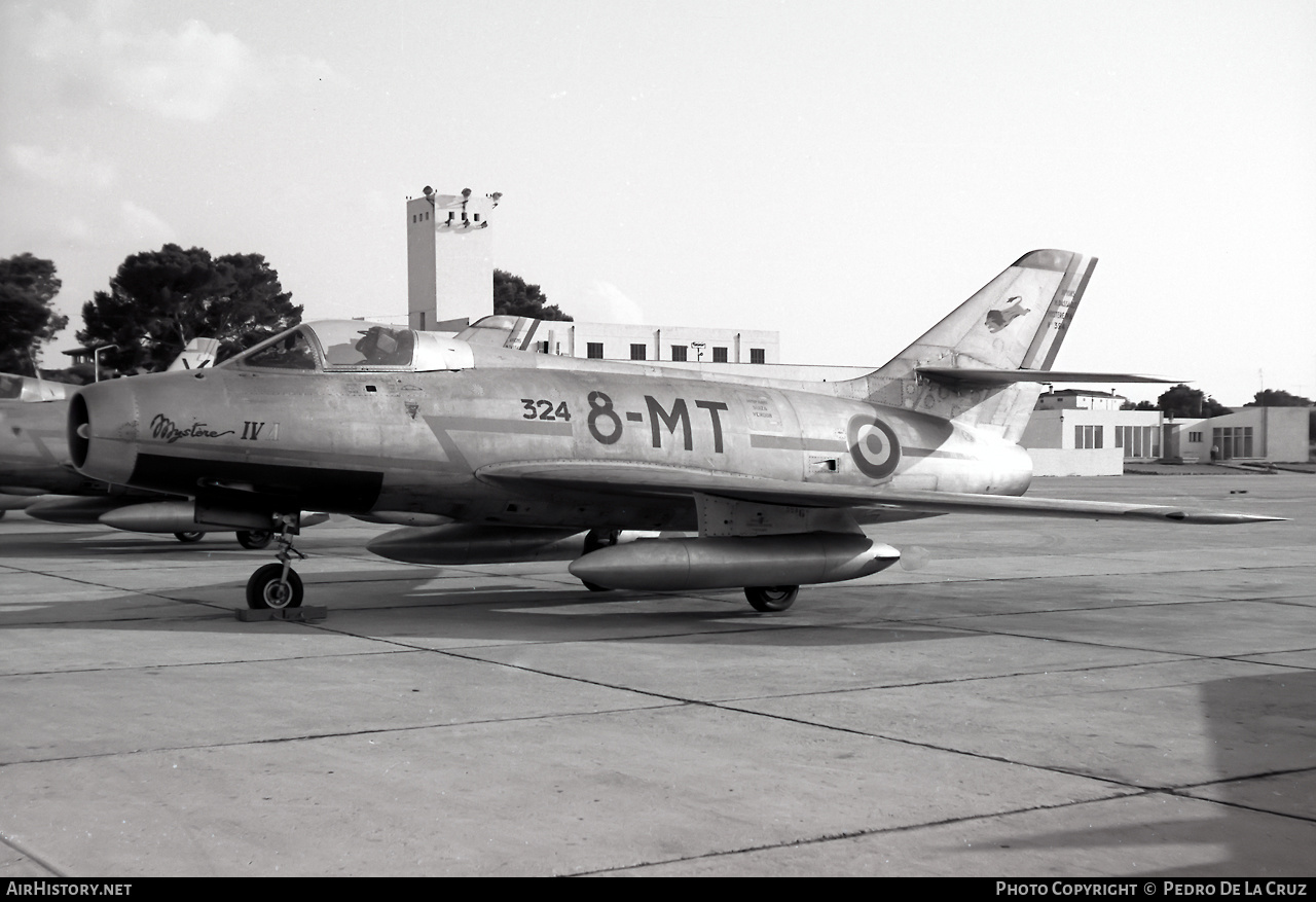 Aircraft Photo of 324 | Dassault MD-454 Mystere IVA | France - Air Force | AirHistory.net #543253