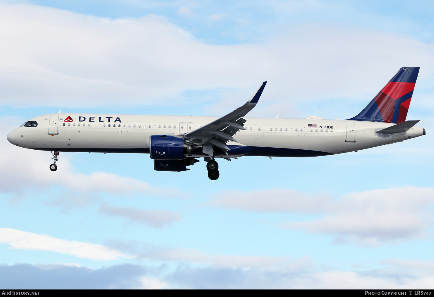 Aircraft Photo of N511DE | Airbus A321-271NX | Delta Air Lines | AirHistory.net #543260