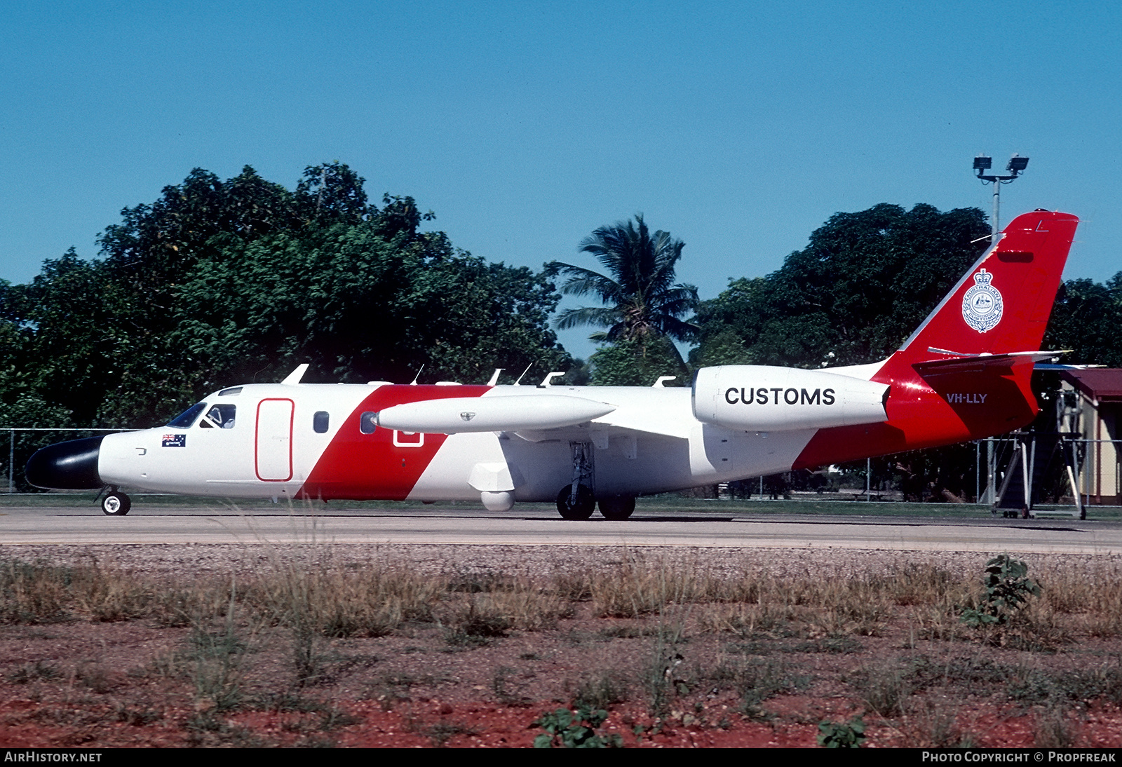 Aircraft Photo of VH-LLY | Israel Aircraft Industries IAI-1123 Westwind | Australian Customs | AirHistory.net #543269