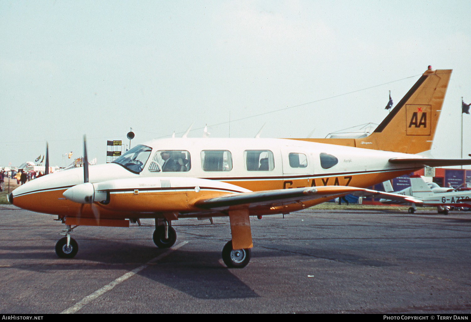Aircraft Photo of G-AXAZ | Piper PA-31-310 Navajo | Automobile Association - AA | AirHistory.net #543290