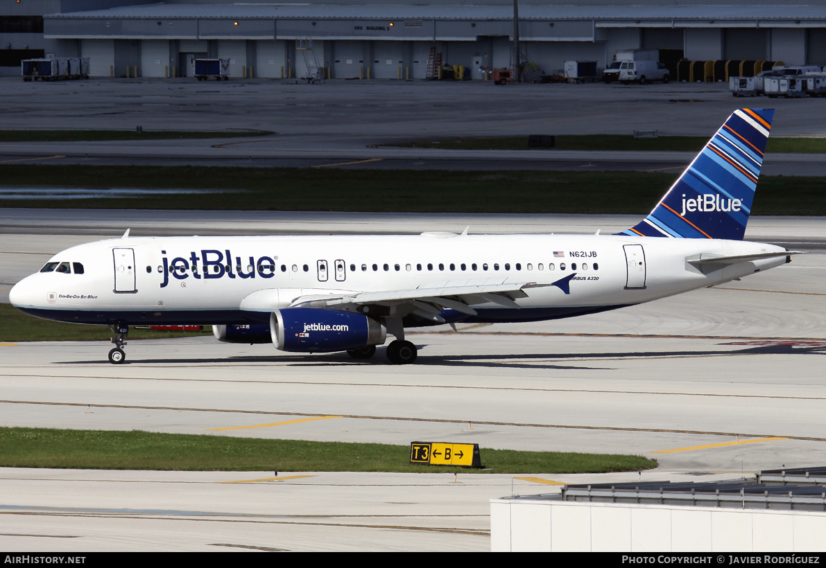 Aircraft Photo of N621JB | Airbus A320-232 | JetBlue Airways | AirHistory.net #543307