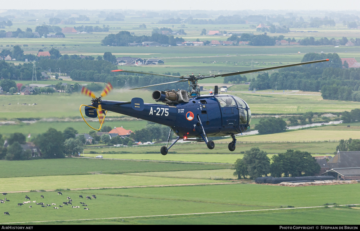 Aircraft Photo of A-275 | Sud SA-316B Alouette III | Netherlands - Air Force | AirHistory.net #543314