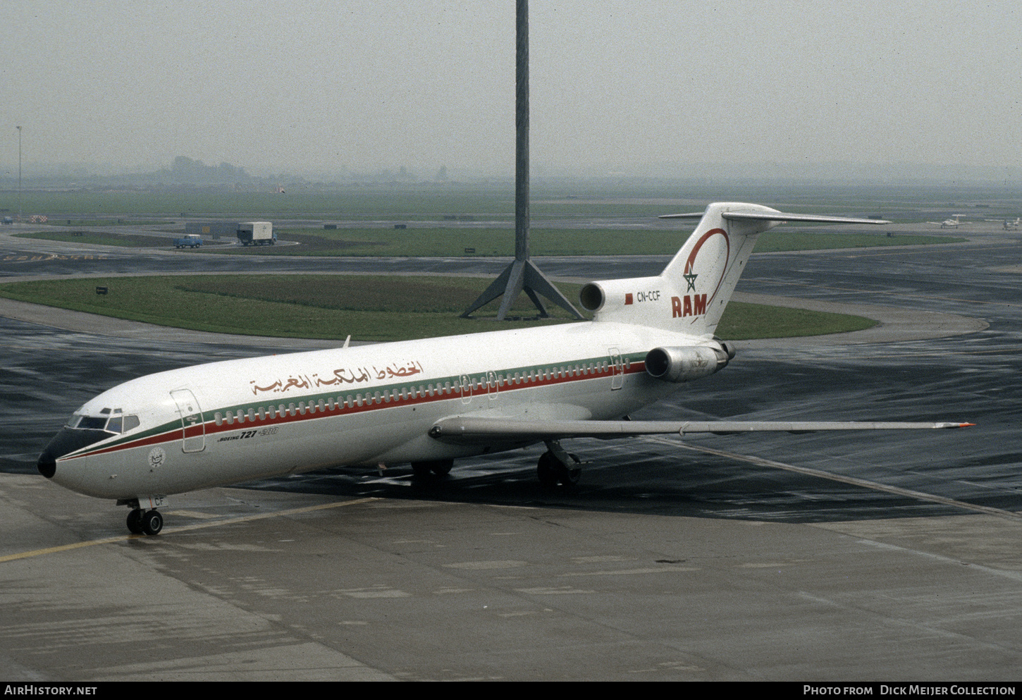 Aircraft Photo of CN-CCF | Boeing 727-2B6 | Royal Air Maroc - RAM | AirHistory.net #543376