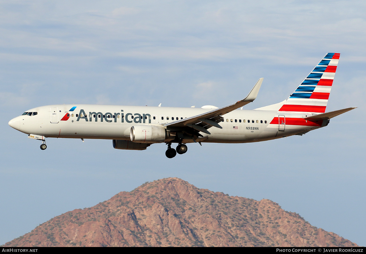 Aircraft Photo of N988NN | Boeing 737-823 | American Airlines | AirHistory.net #543383